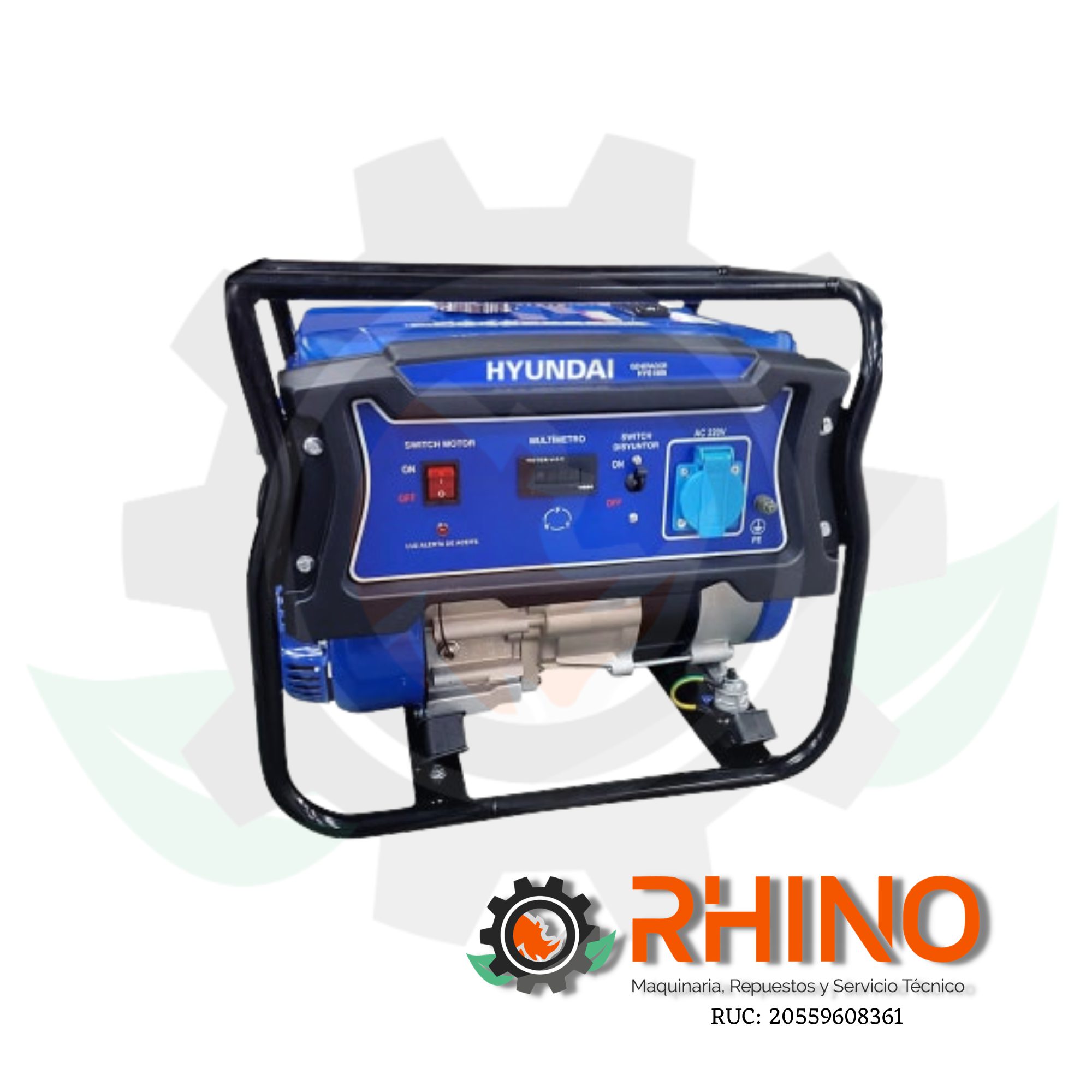GENERADOR ELECTRICO 1,4 KW HYUNDAI HYG1500