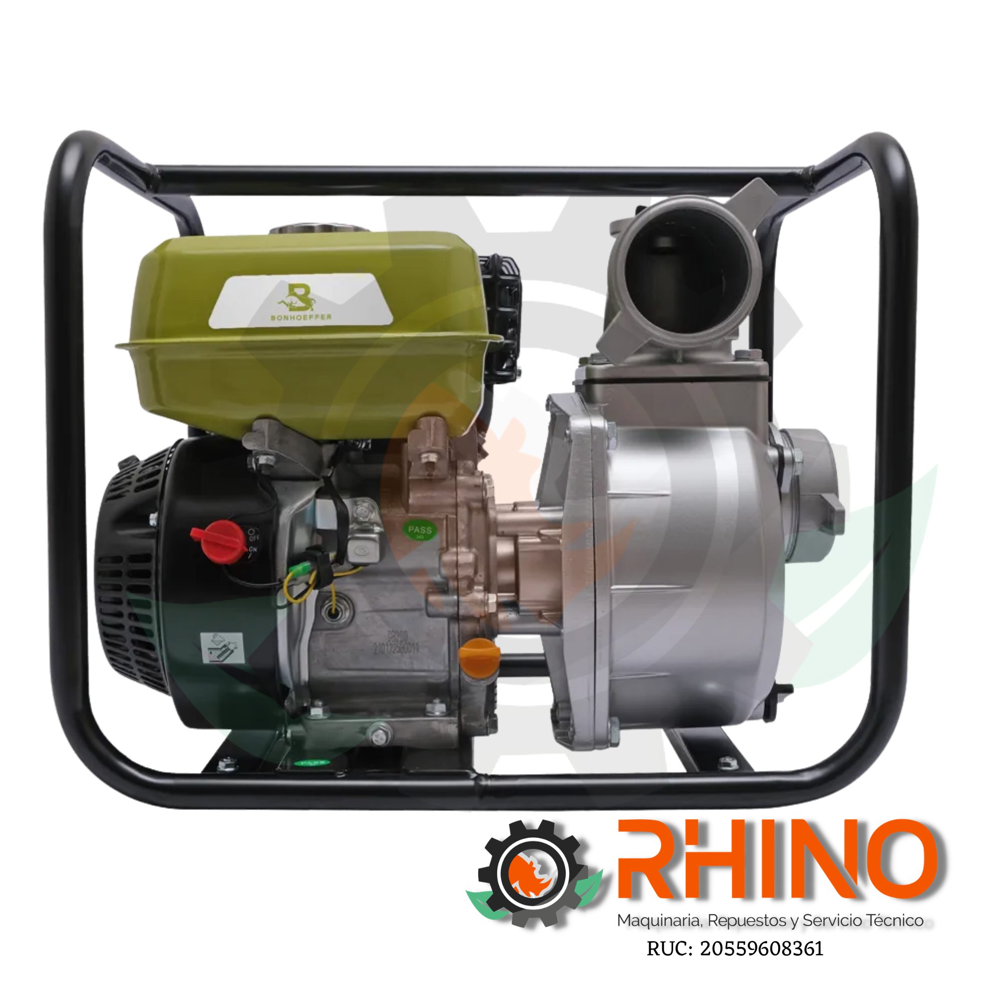 MOTOBOMBA A GASOLINA 3" x 3" BONHOEFFER BON-P-WP3.0-196