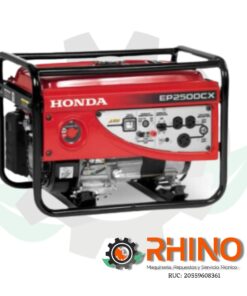 GENERADOR GASOLINERO MONOFÁSICO 5.5 HP/2.5 KW HONDA - EP2500CX1 (producto descontinuado-repuestos disponibles)