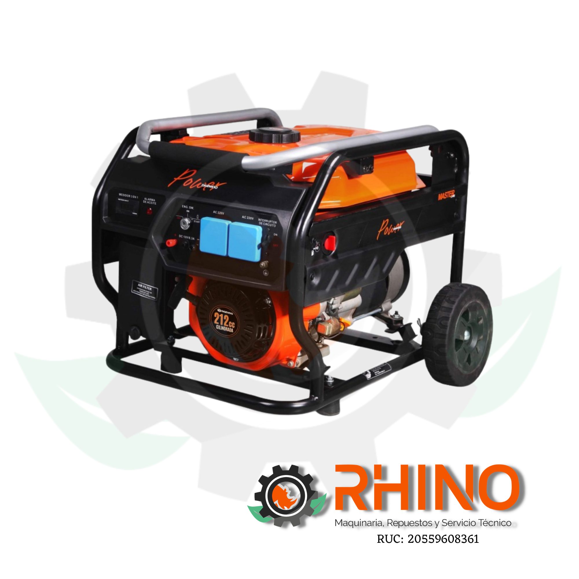 GENERADOR GASOLINERO DAEWOO - GDA7750E