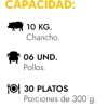 CAJA CHINA CON PARRILLA DE ACERO INOXIDABLE - Imagen 2