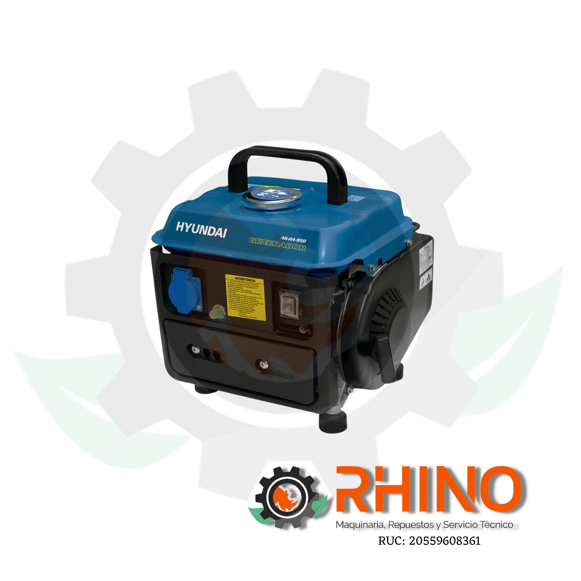 GENERADOR GASOLINERO 750W 900W HYUNDAI T2.AGHA950
