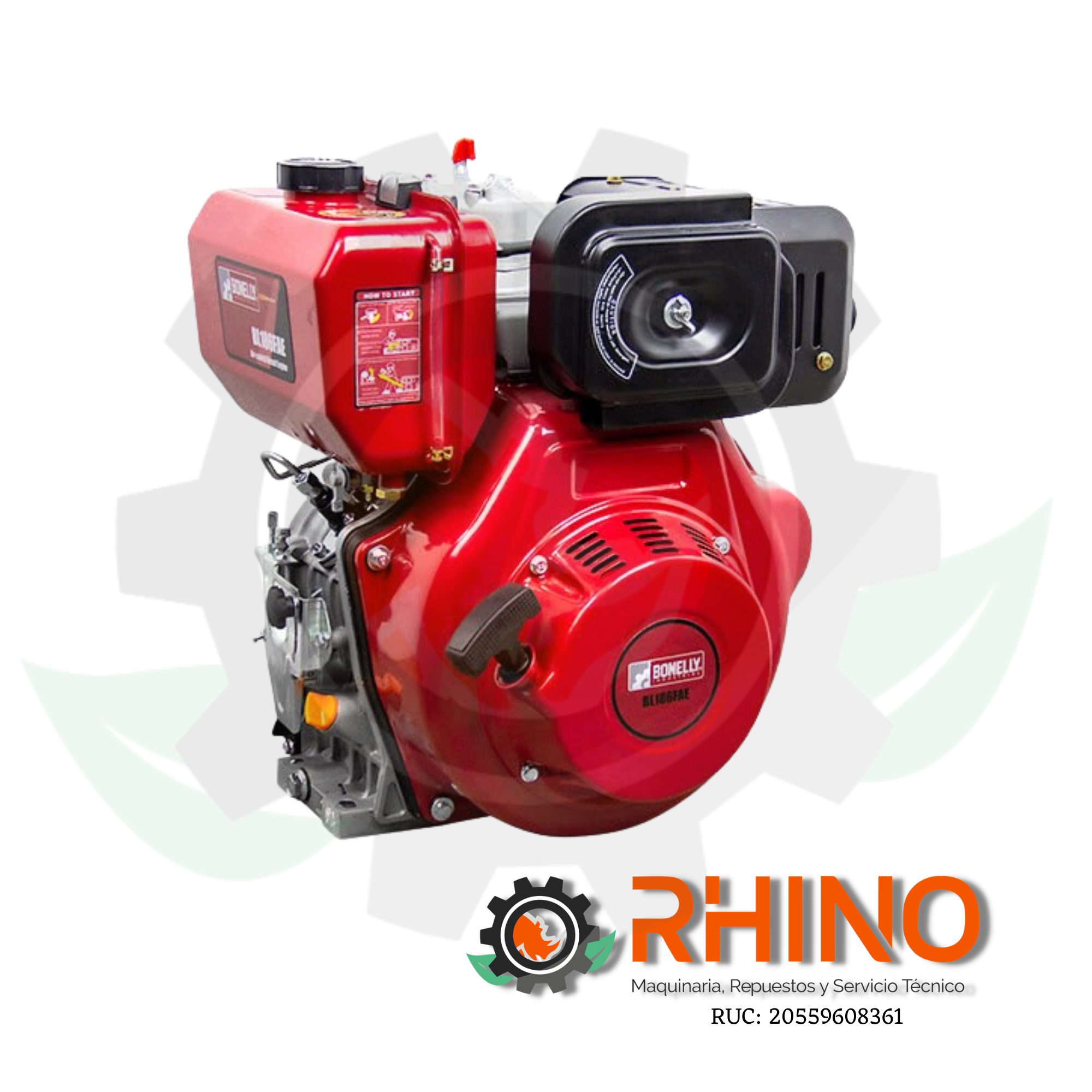 MOTOR PETROLERO 7.5 Kw ARRANQUE ELÉCTRICO BONELLY BL186FAE