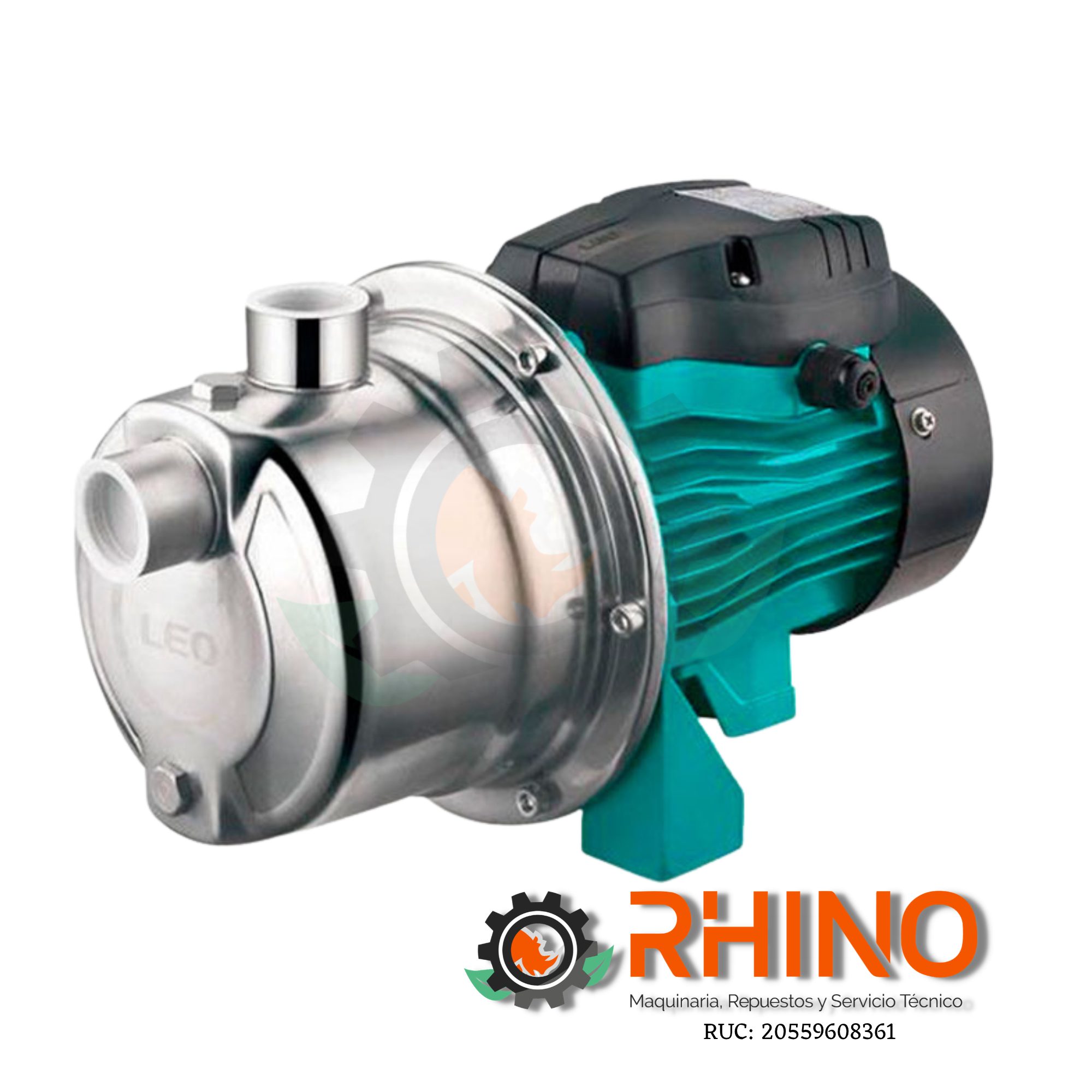 BOMBA DE AGUA JET CUERPO ACERO INOX.1.0HP MONOF. LEO AJM75S
