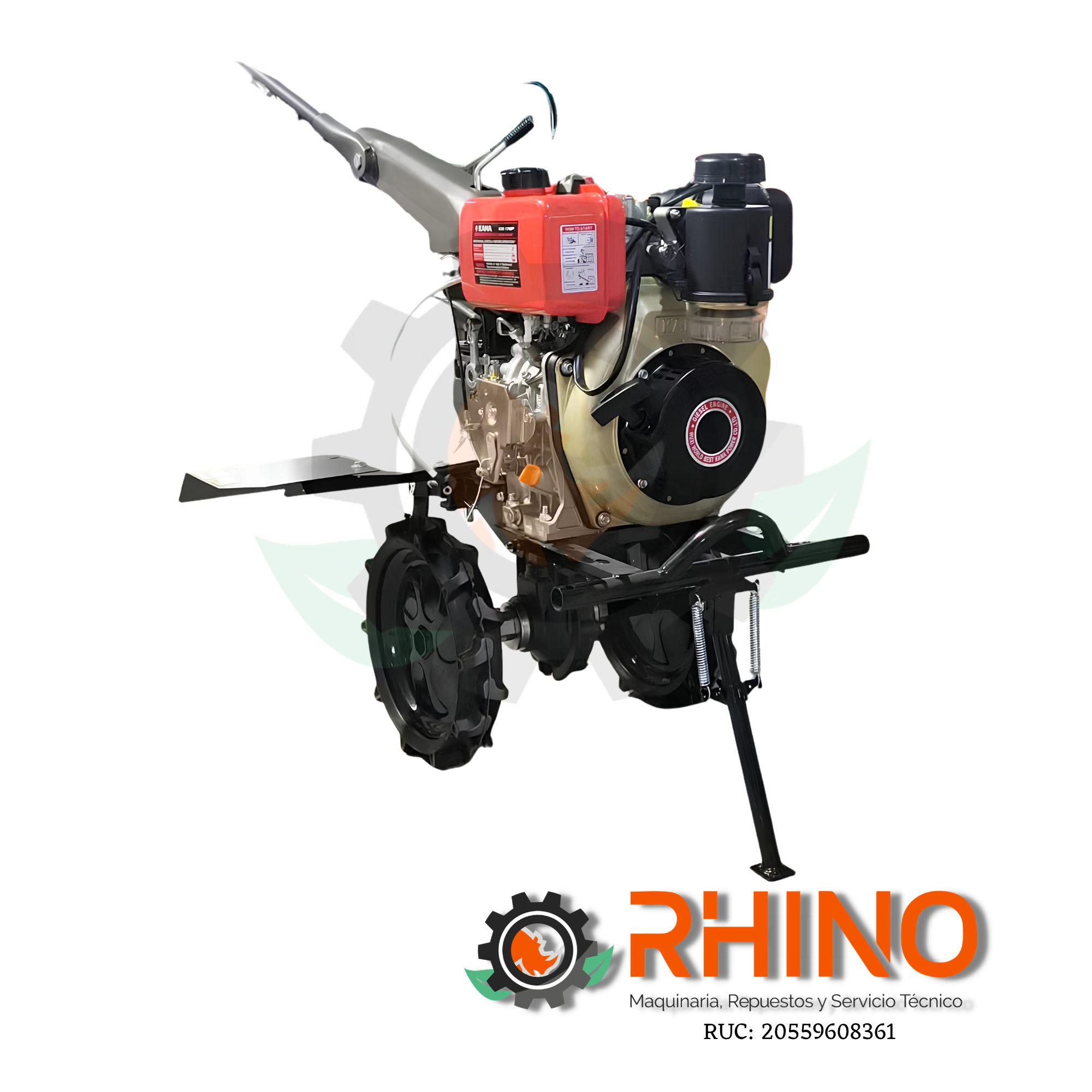 MOTOAZADA 10 HP CON MOTOR DIESEL KAMA KM186FAE