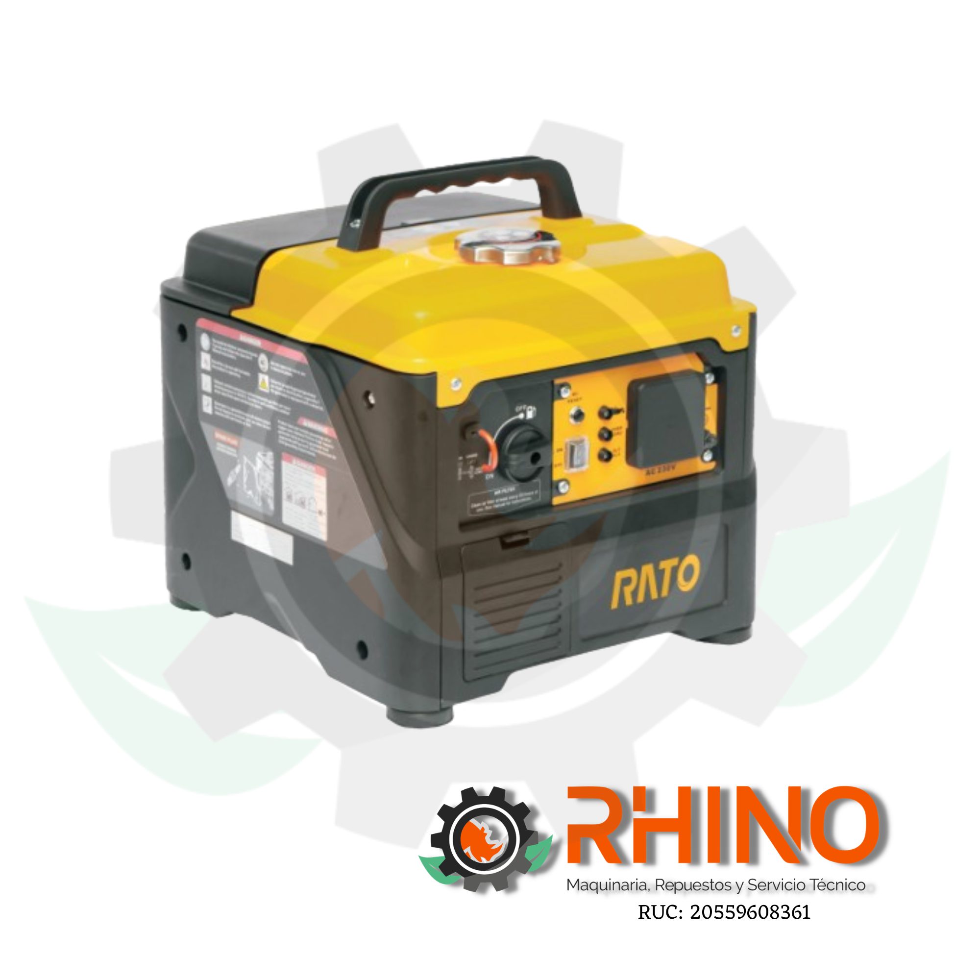 GENERADOR INVERSOR DE GASOLINA 4 TIEMPOS RATO R1200IP