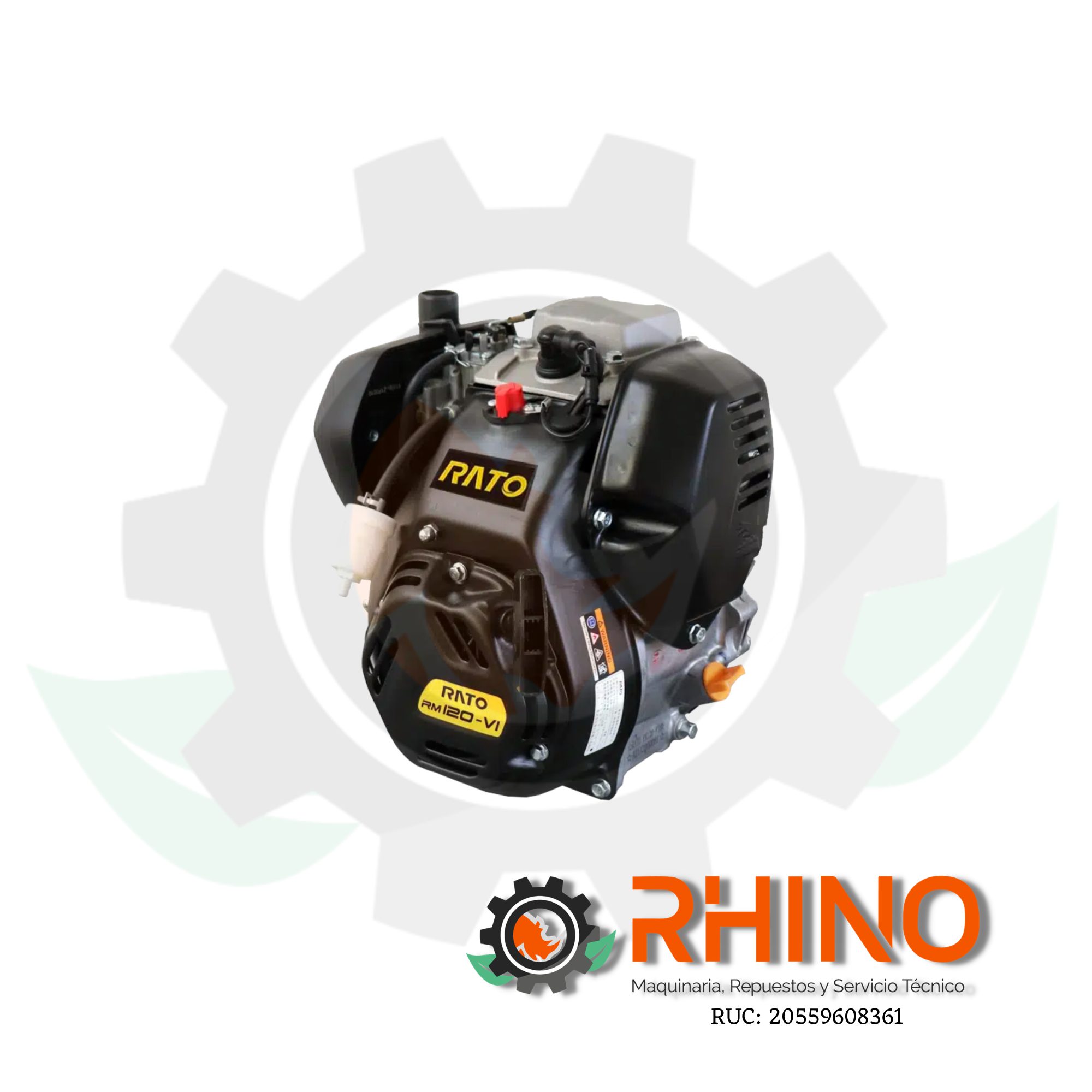 MOTOR GASOLINERO DE 3,6 HP 4 TIEMPOS PARA APISONADOR RATO RM120-VI