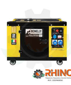 GENERADOR DIESEL SILENCIOSO TRIFÁSICO 220V 9KW BONELLY 13000S.T3/220