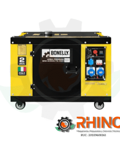 GENERADOR DIESEL SILENCIOSO MONOFÁSICO 9KW BONELLY BNK- 9000S.T3/220