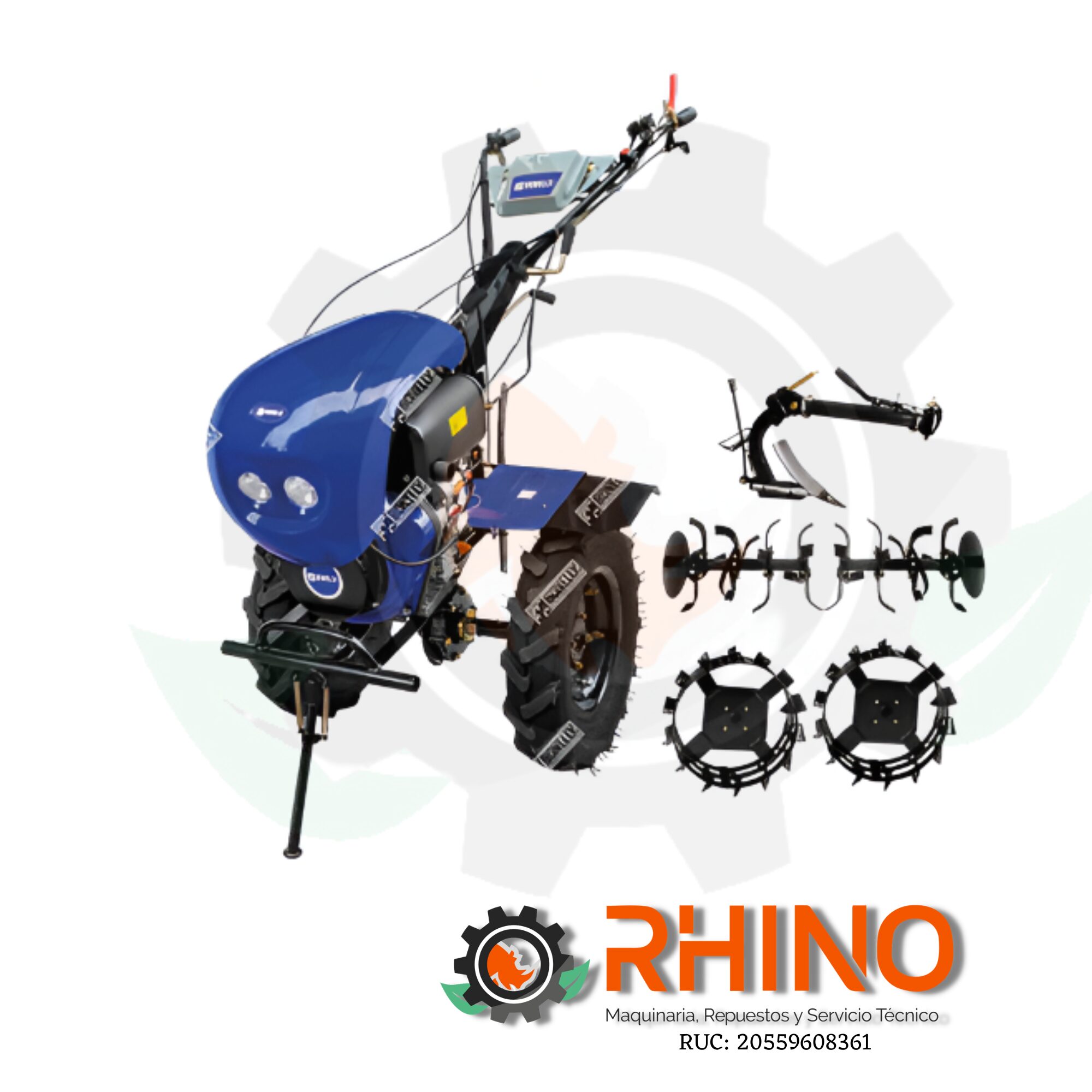 MOTOCULTOR 18HP DIÉSEL BONELLY BN-1350DE-18-AZ