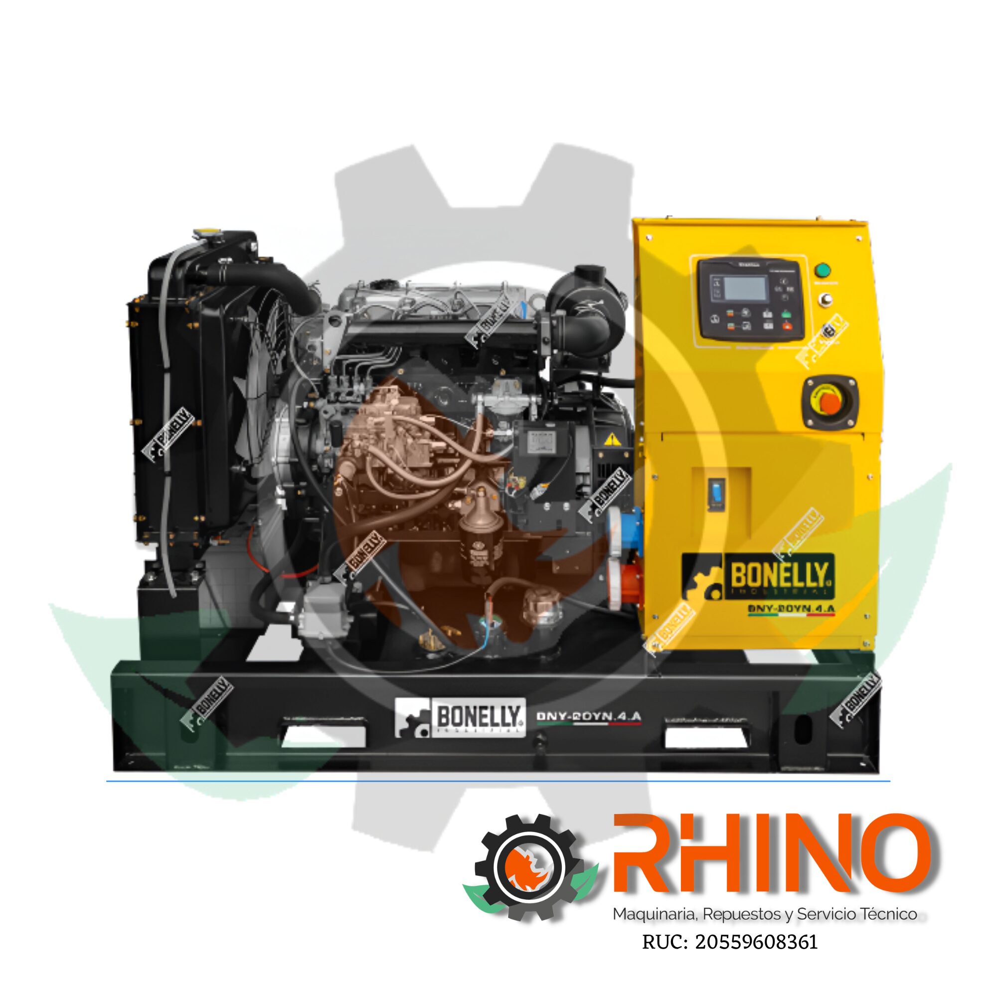 GRUPO ELECTRÓGENO DISIEL TRIFÁSICO 20KW BONELLYBNY BNY-20YN.4.A