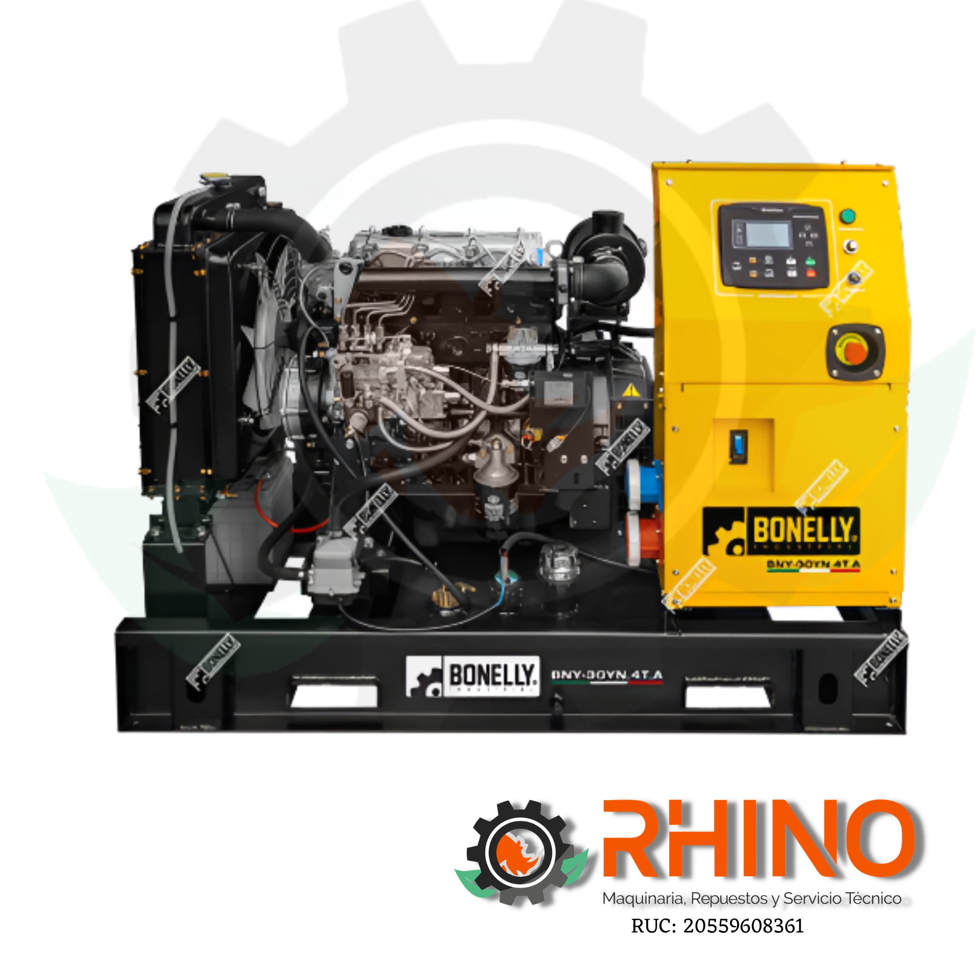 GRUPO ELECTRÓGENO DISIEL TRIFÁSICO 30KW BONELLYBNY BNY-30YN.4T.A