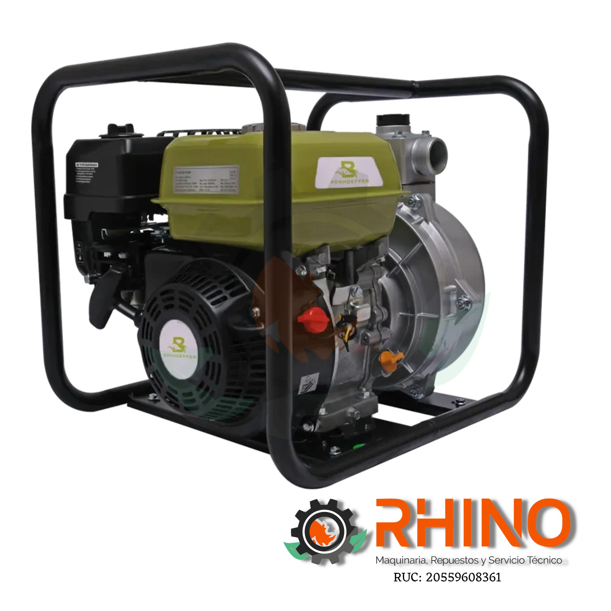 MOTOBOMBA DE ALTA ELEVACIÓN 8.0 HP BONHOEFER BON-P-WP2.0-224HL