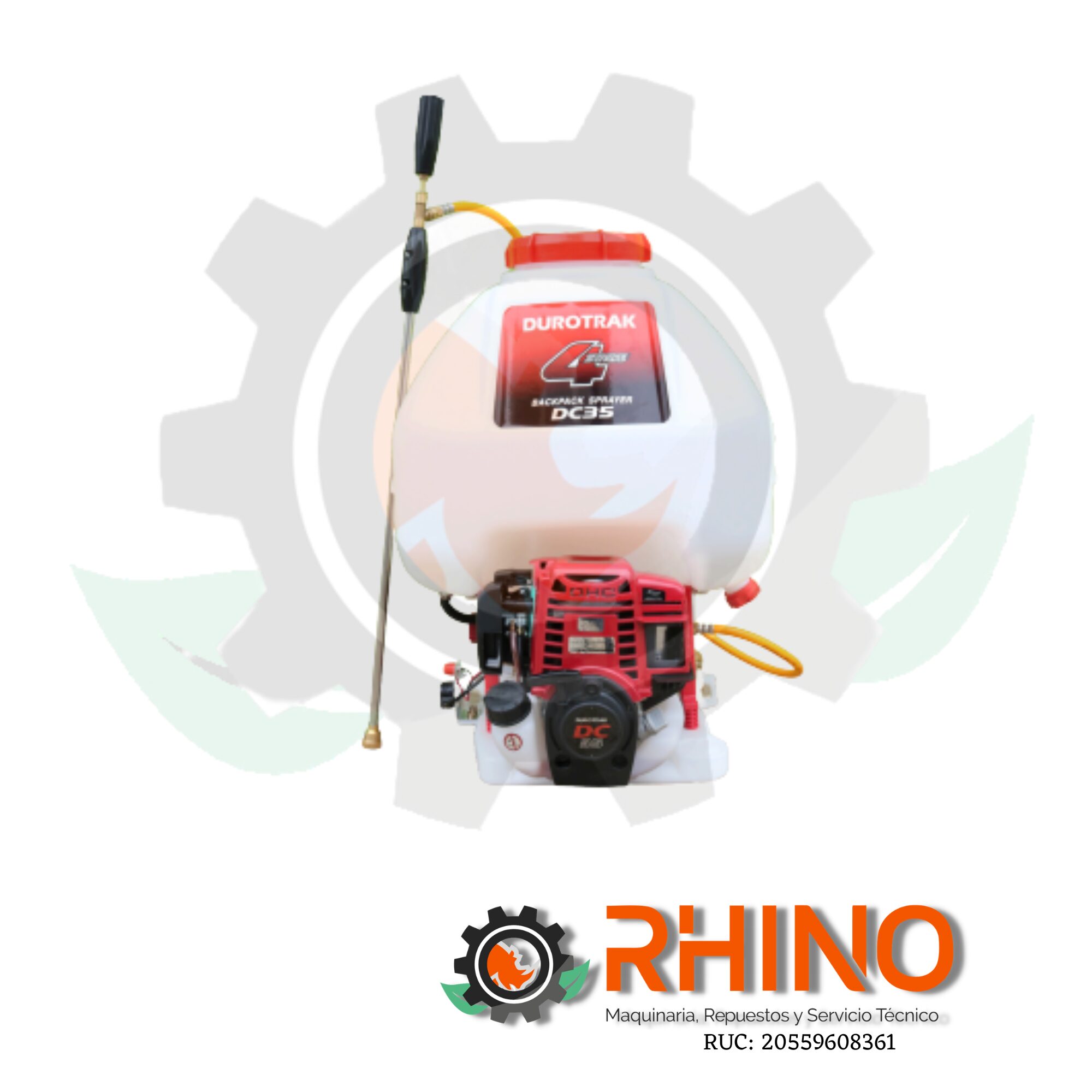 MOTOFUMIGADORA 30LT, 1.6HP DUROTRAK DC35