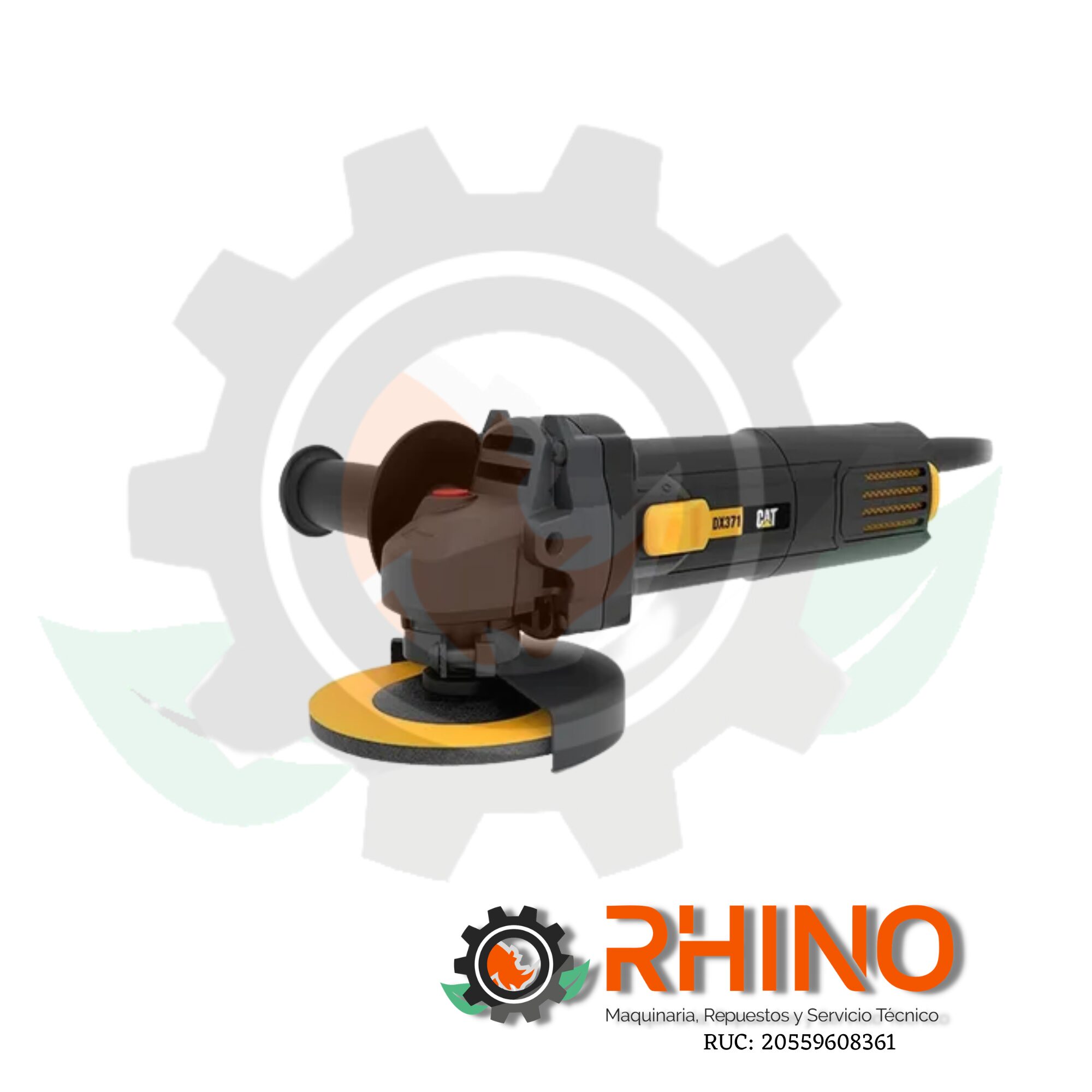AMOLADORA ANGULAR CON FILTROS DE AIRE CAT DX371