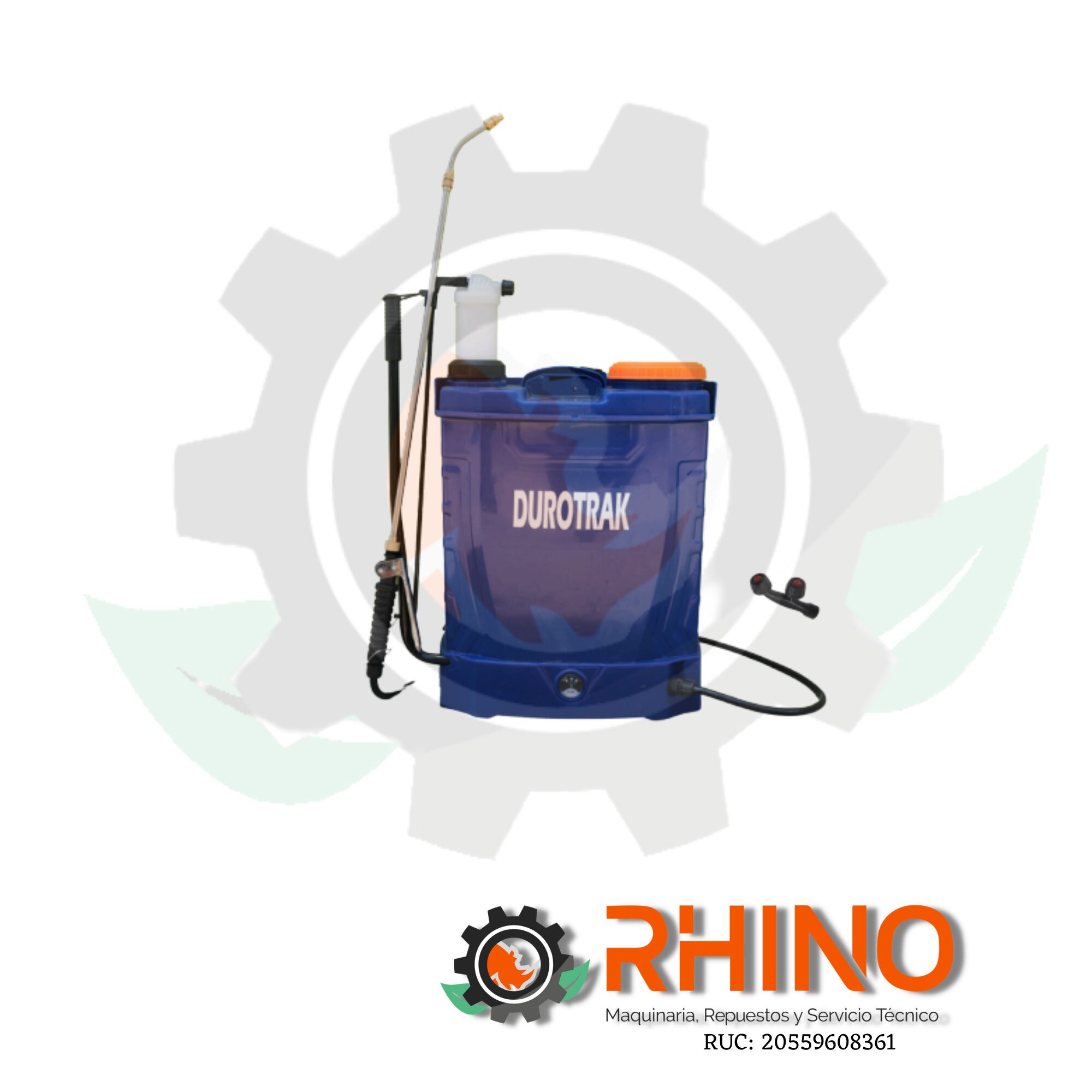 Fumigadora 20L a batería 8V doble bomba Durotrak SC7-FD20