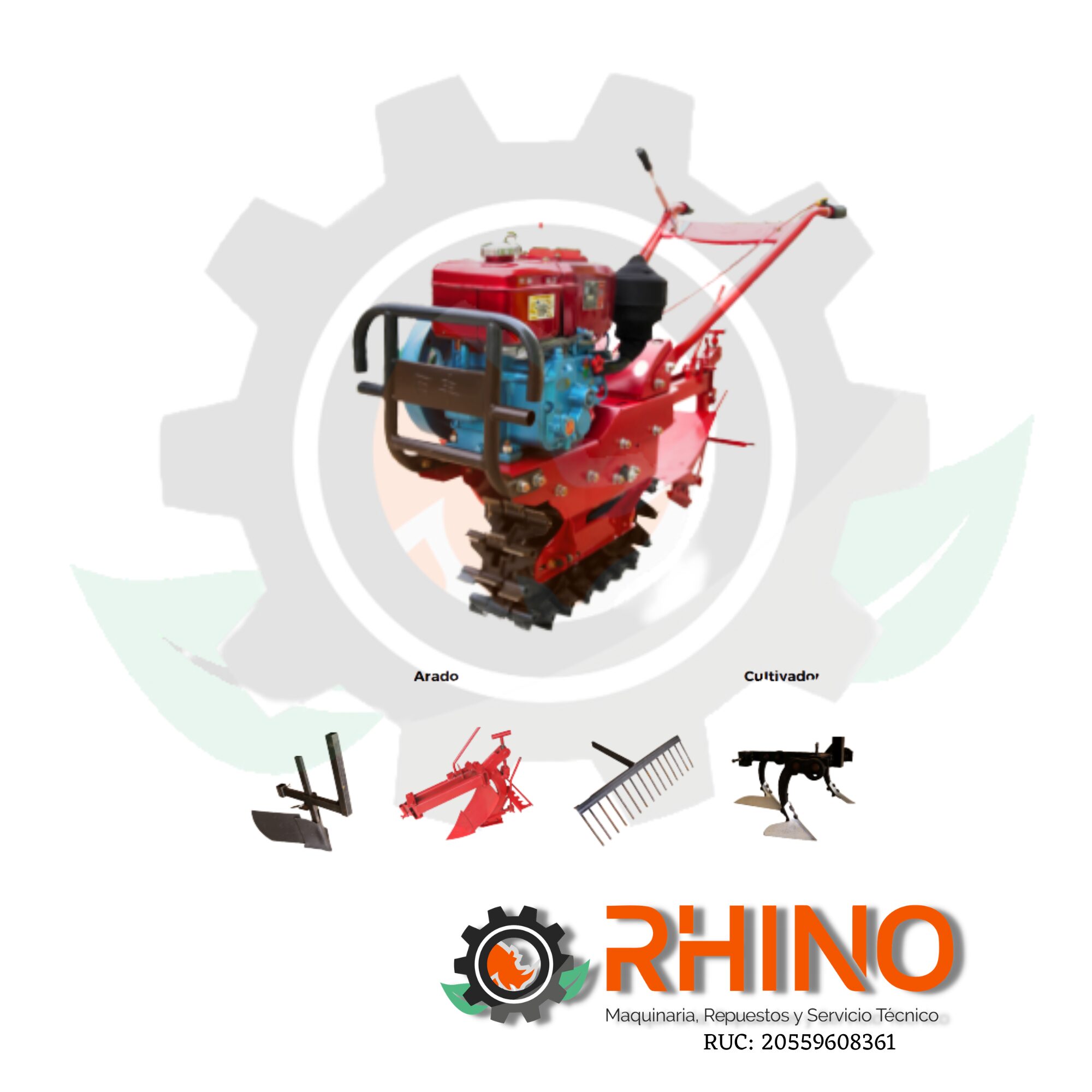 MOTOCULTOR PETROLERO DE ORUGA 6HP SC7-MTP6