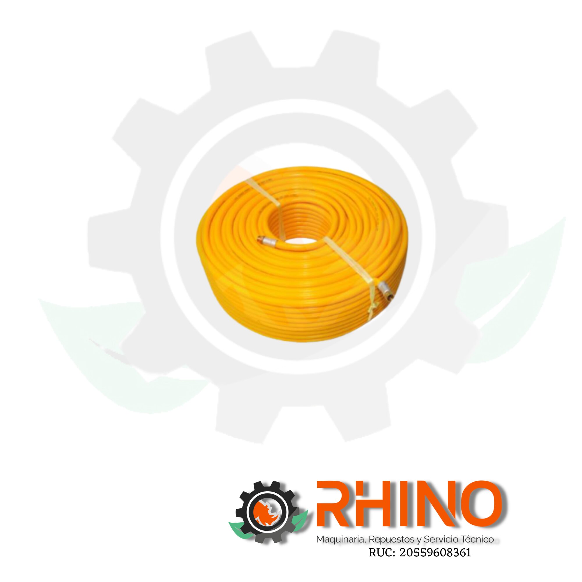 MANGUERA FUMIGACIÓN 3/8" 9.5 MM AMARILLA 900 PSI x100 M