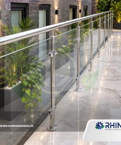 BARANDAS DE ACERO INOXIDABLE CON VIDRIO TEMPLADO MICHELL BVT - 304
