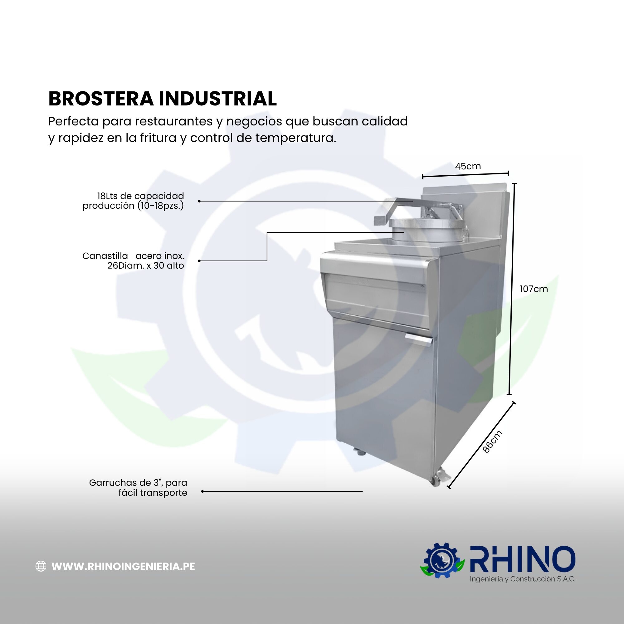 BROSTERA INDUSTRIAL - Imagen 2