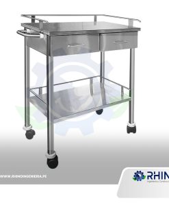 CARRO MÉDICO MESA AUXILIAR MICHELL CM-304MA