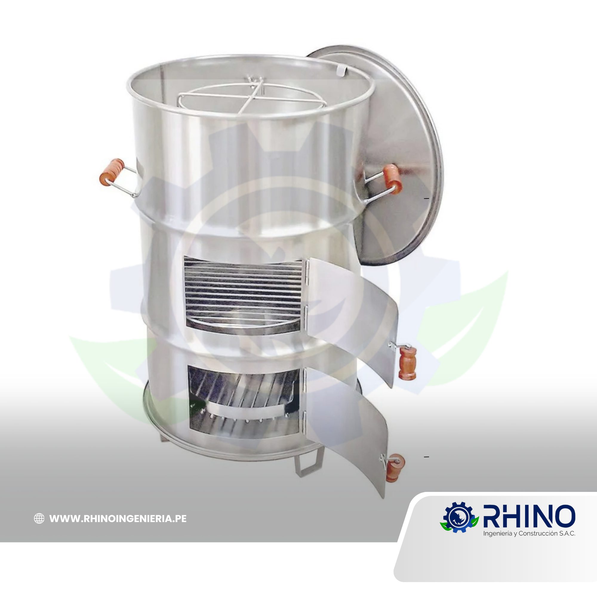 CILINDRO PARRILLERO DE ACERO INOXIDABLE MICHELL CP - 304