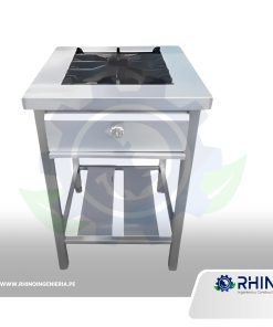 COCINA INDUSTRIAL DE UNA HORNILLA ACERO INOXIDABLE MICHELL CI1H-304