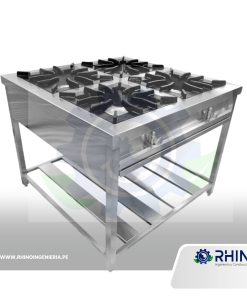 COCINA TIPO ISLA ACERO INOXIDABLE MICHELL CI4H-304TI