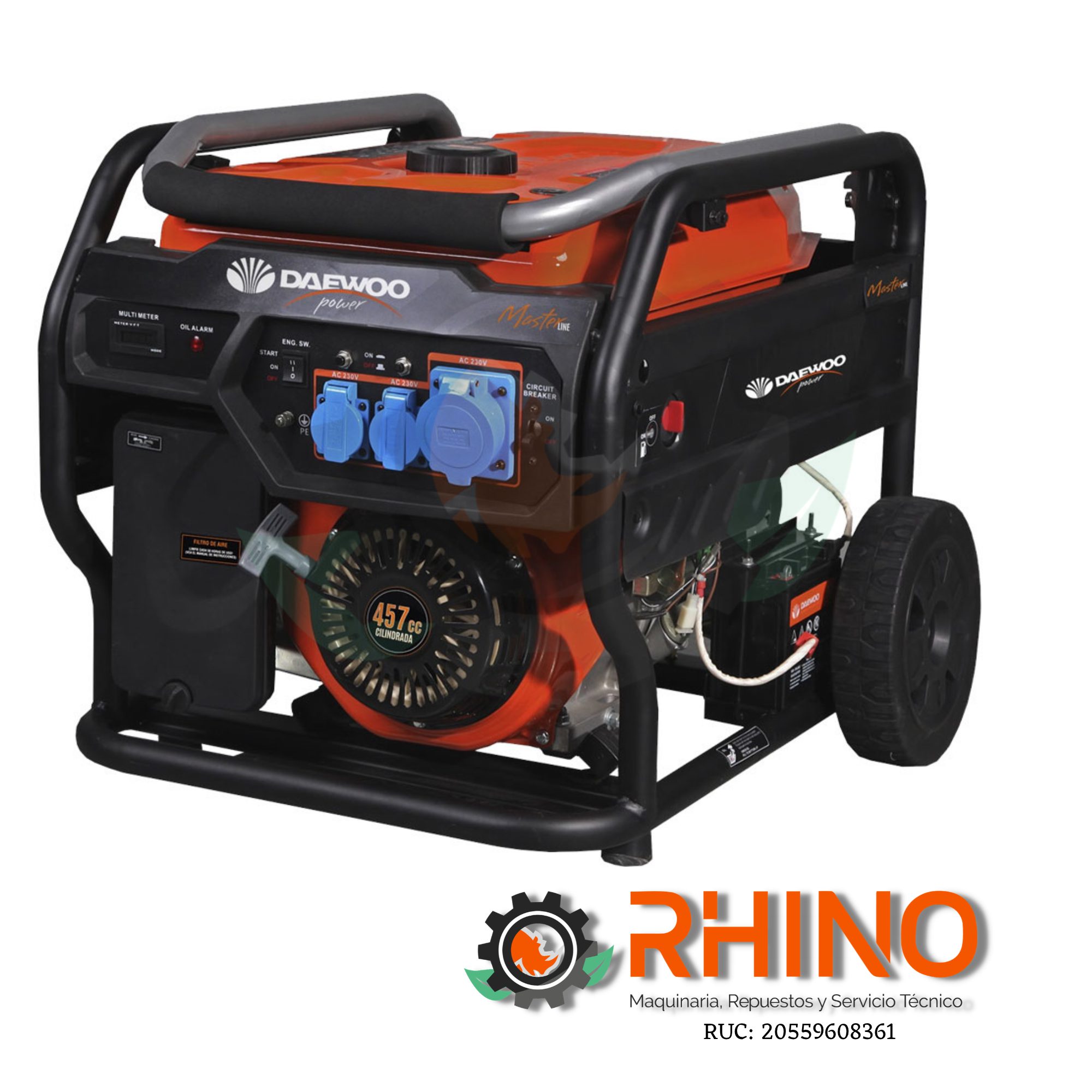 GENERADORA 8300W DAEWOO GDA11050E GASOLINERO