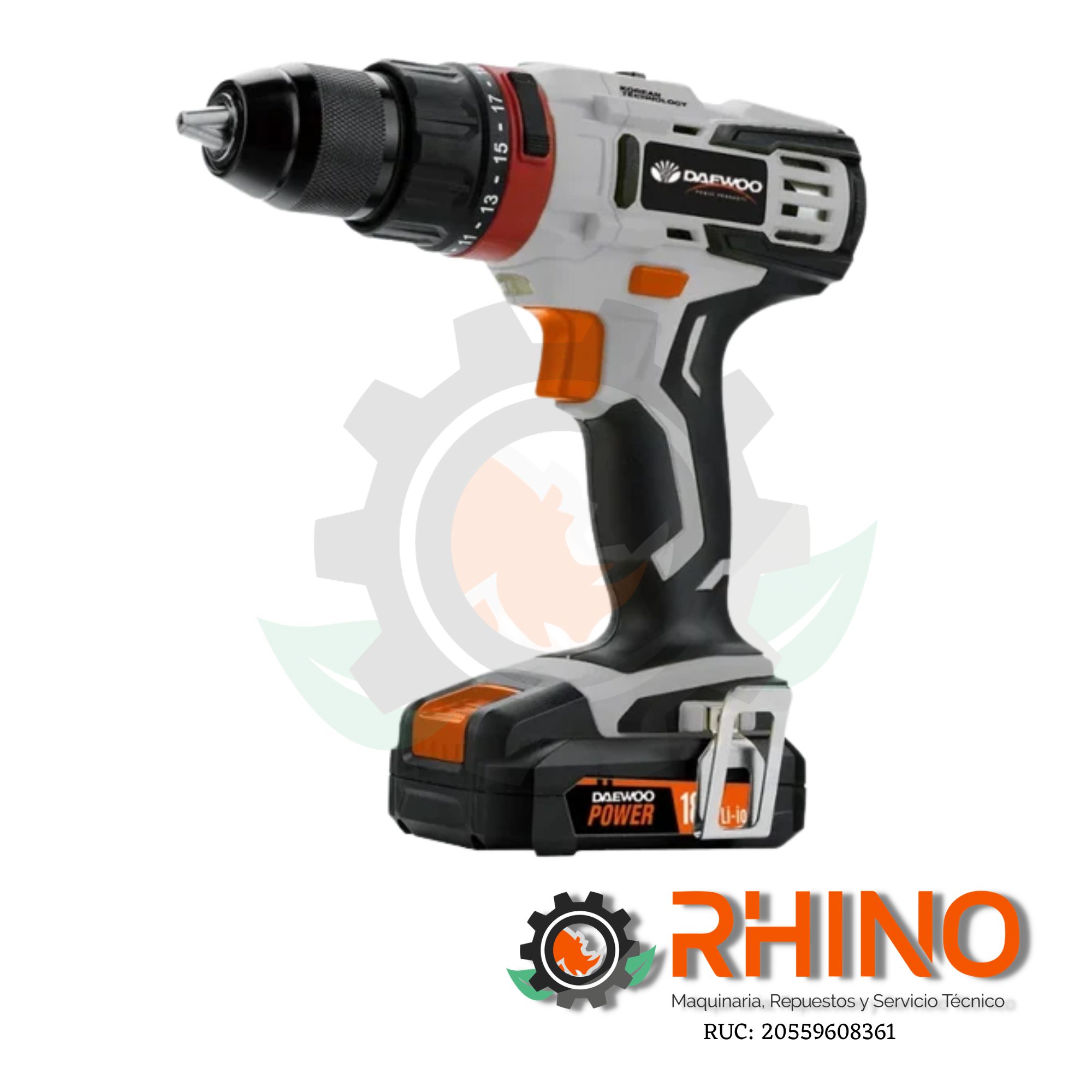 TALADRO DE IMPACTO ½” 20 V DAEWOO DALD18-M1PC-kit