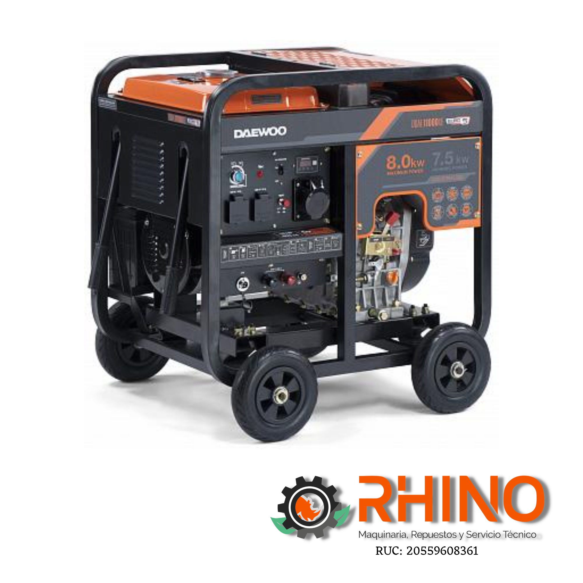 GENERADORA 8.5kW DAEWOO DDAE11000XE-3 PETROLERO