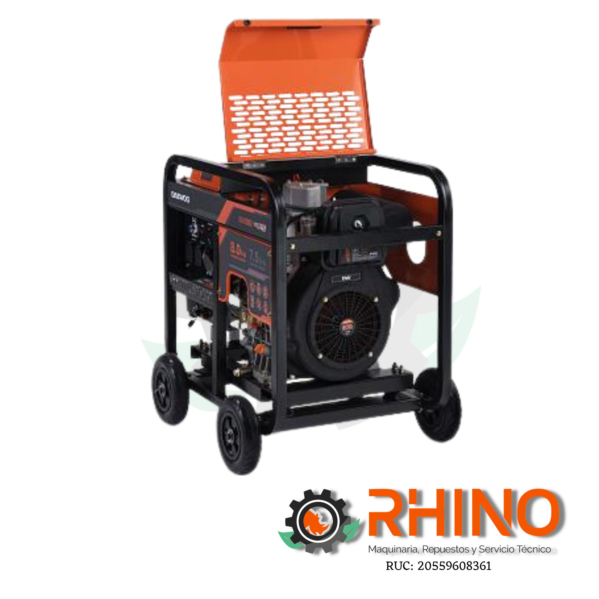 GENERADORA 8.5kW DAEWOO DDAE11000XE-3 PETROLERO - Imagen 3