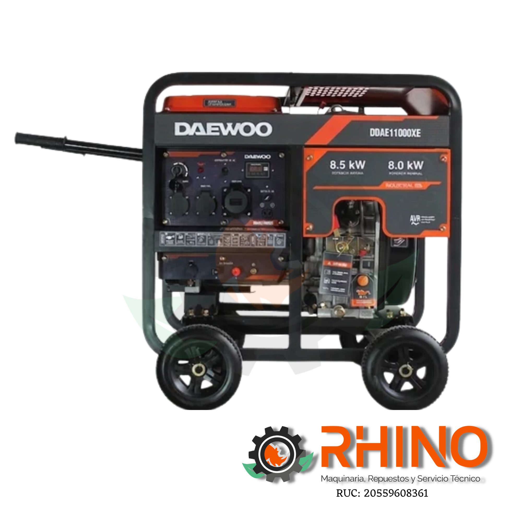GENERADORA 8.0kW DAEWOO DDAE11000XE PETROLERO - Imagen 2