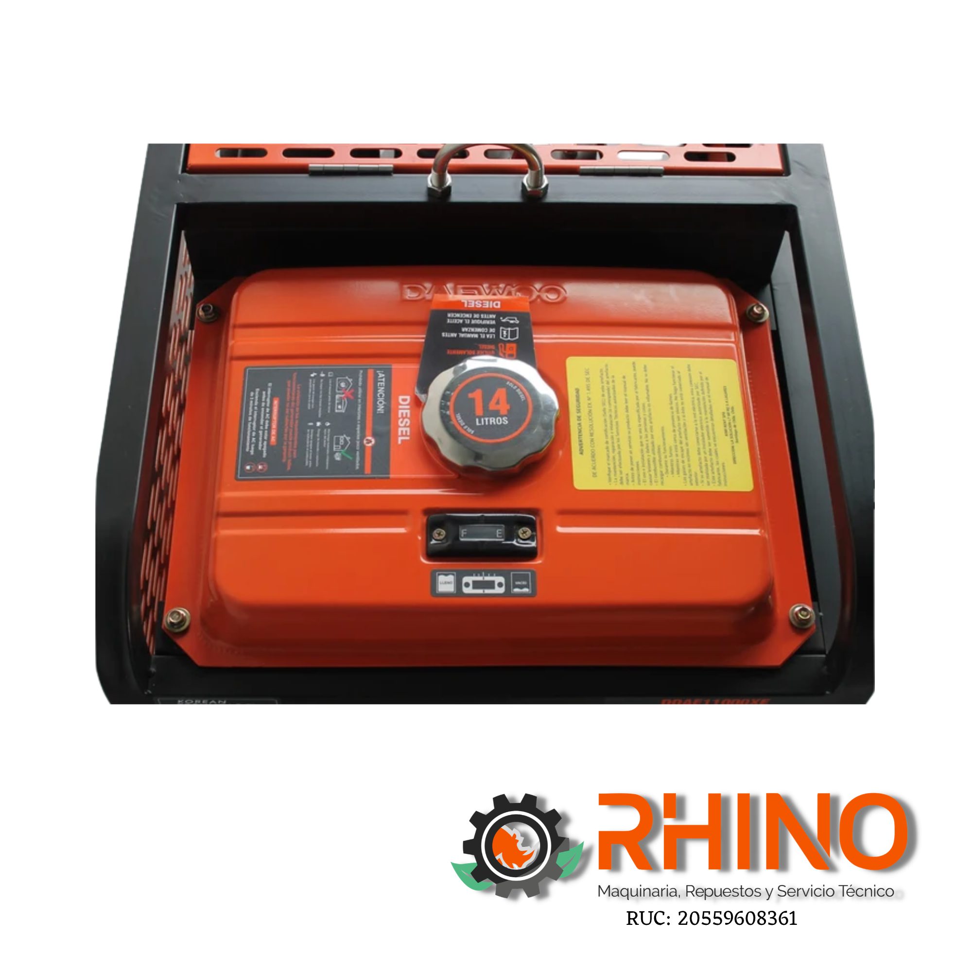 GENERADORA 8.0kW DAEWOO DDAE11000XE PETROLERO - Imagen 4