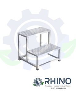 ESCALERA HOSPITALARIA DE 02 PELDAÑOS