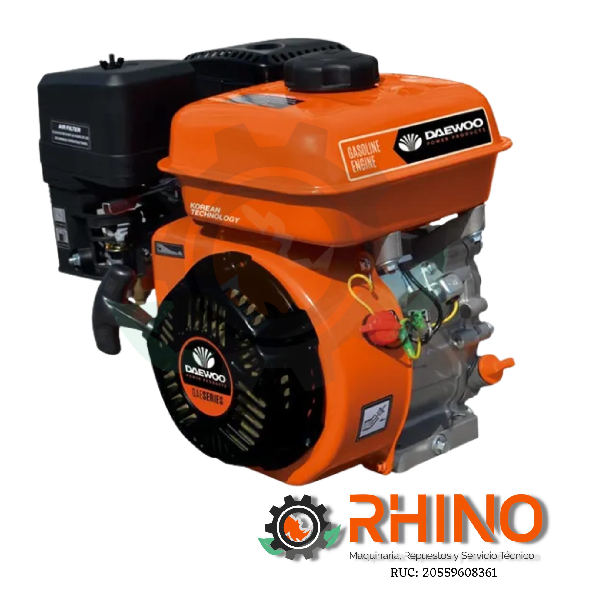 MOTOR 9 HP 6.7 KW DAEWOO GAE177F GASOLINERO