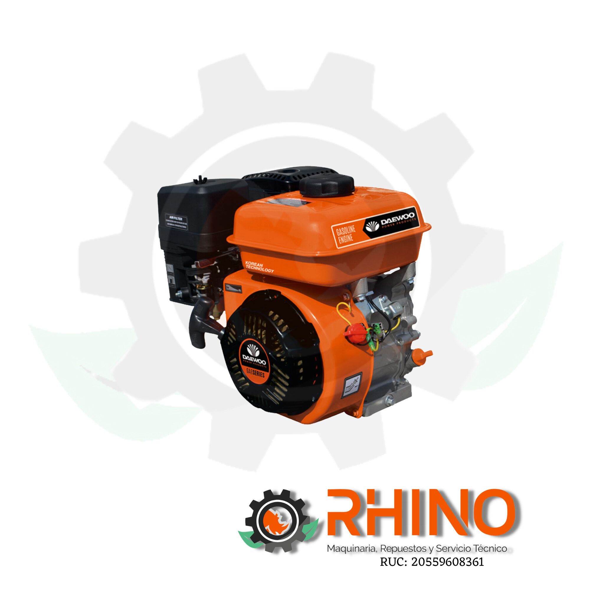 MOTOR GASOLINERO 13 HP 9.6 KW DAEWOO GAE188F