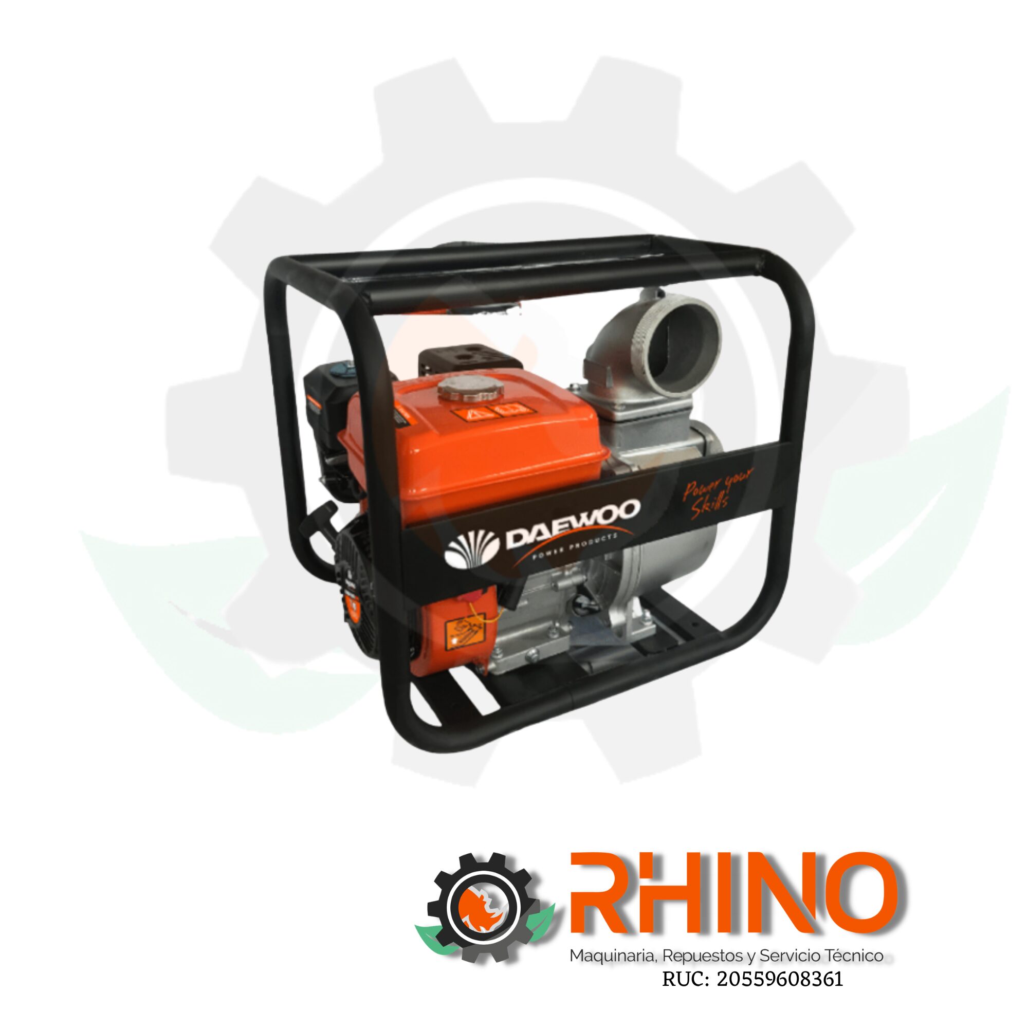 MOTOBOMBA A GASOLINA 4” 15 HP DAEWOO GAEH100P