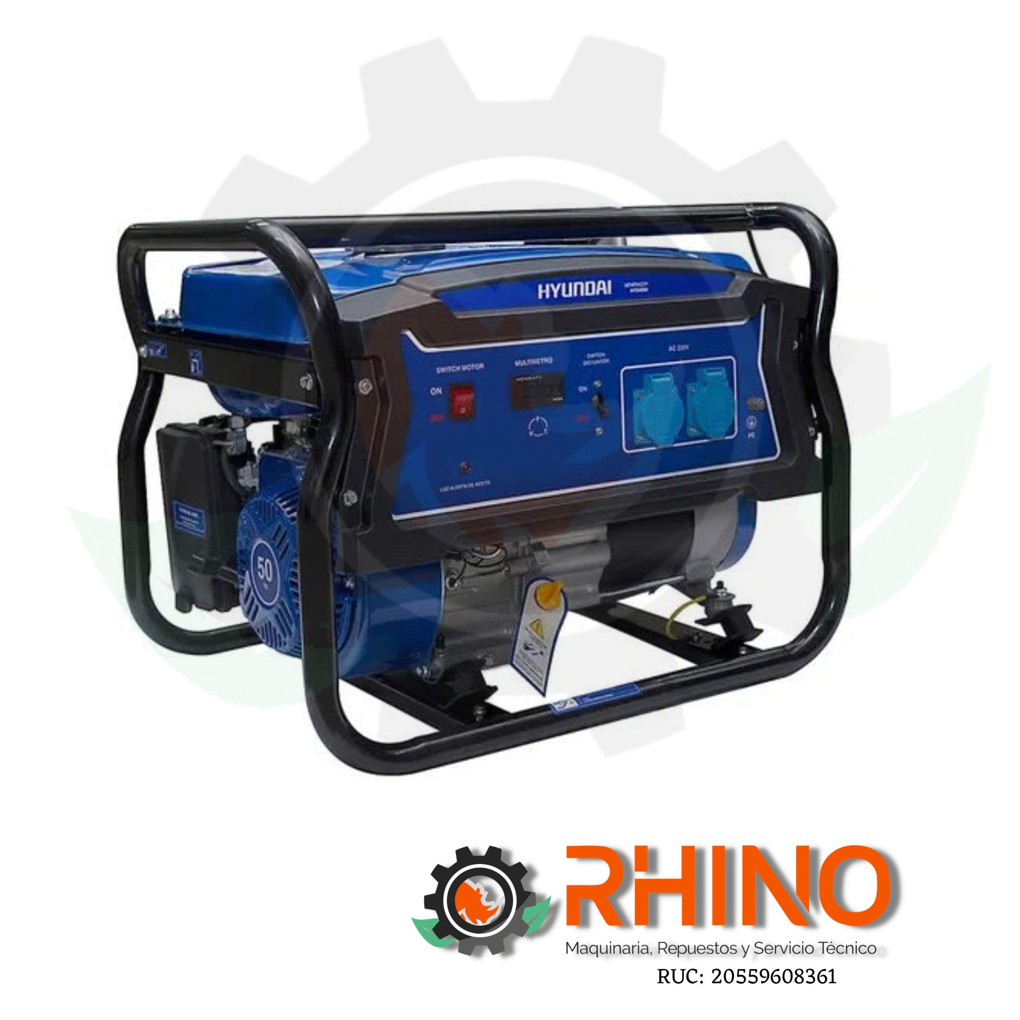GENERADOR GASOLINERO 3.000W HYUNDAI T2.HYG4050E