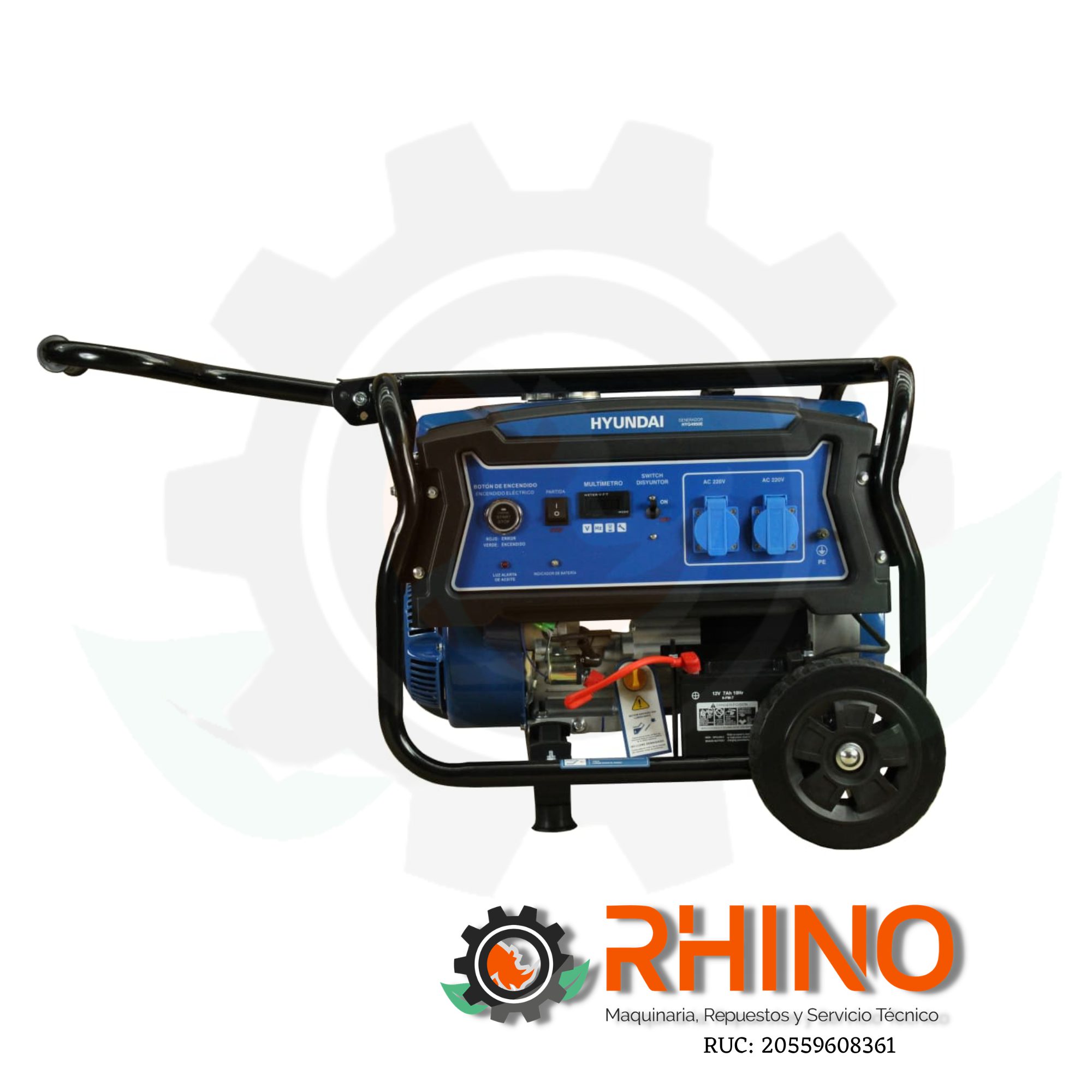 GENERADOR GASOLINERO 4.000W HYUNDAI T2.HYG4950E