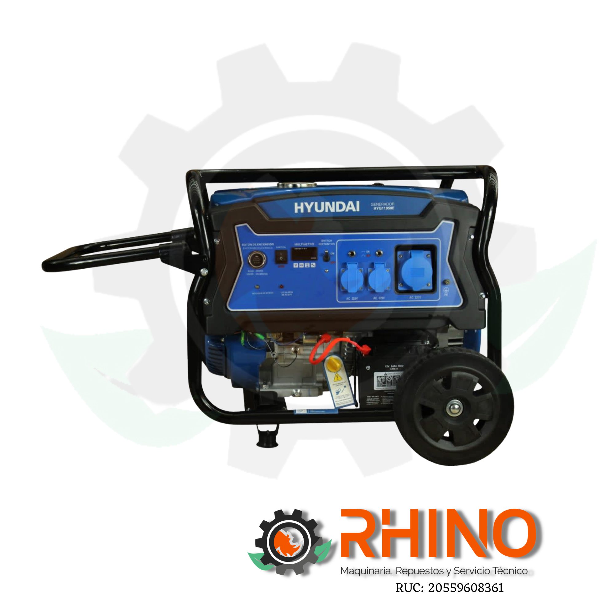 GENERADOR GASOLINERO 8300W HYUNDAI T2.HYG11050E