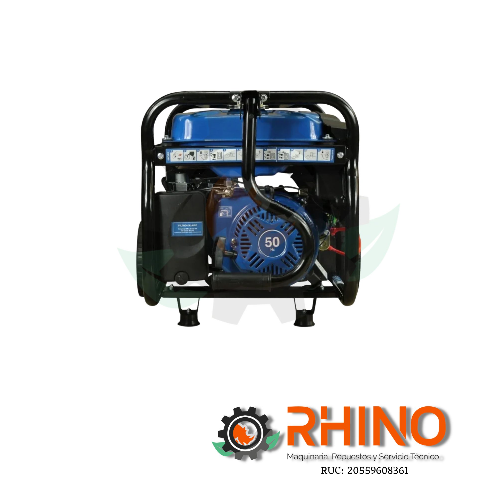 GENERADOR 4KW HYUNDAI T2.HYG4950E GASOLINERO - Imagen 2