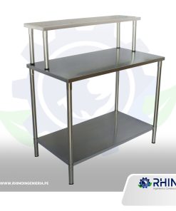 MESA DE TRABAJO 2 NIVELES CON REPISA MICHELL M2N1R-304