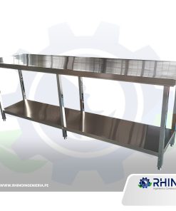 MESA DE TRABAJO DE ACERO INOXIDABLE MICHELL MT2N-304XL