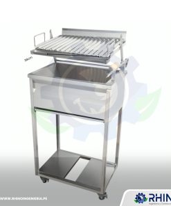 PARRILLA A CARBÓN DE ACERO INOXIDABLE MICHELL PC-304