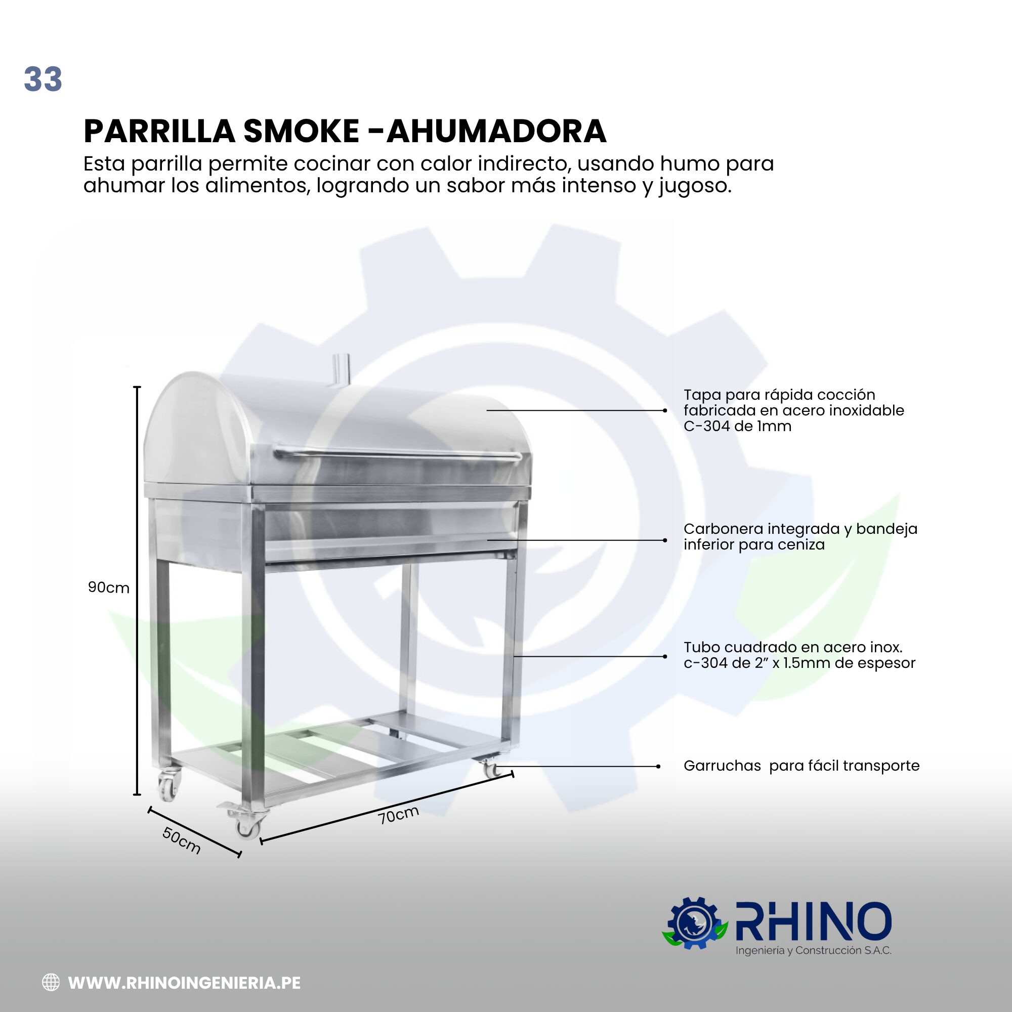 PARRILLA SMOKE AHUMADORA - Imagen 2