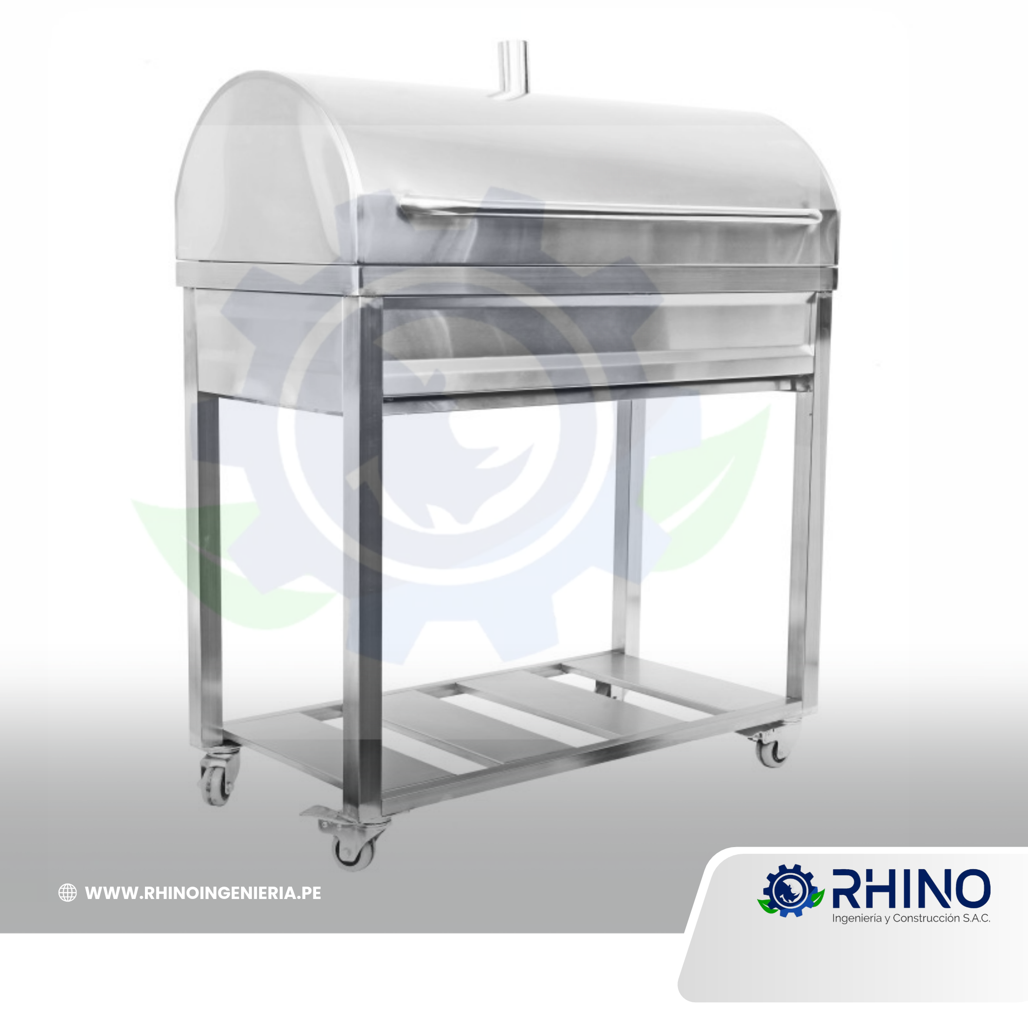 PARRILLA SMOKE AHUMADORA DE ACERO INOXIDABLE MICHELL PS-304AHU