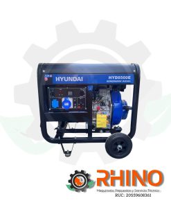 GENERADOR PETROLERO 220V 6.5 KVA HYUNDAI T2.HYD8500E