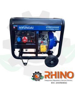 GENERADOR PETROLERO TRIFASICO 6.5 KVA HYUNDAI T2.HYDT8500E