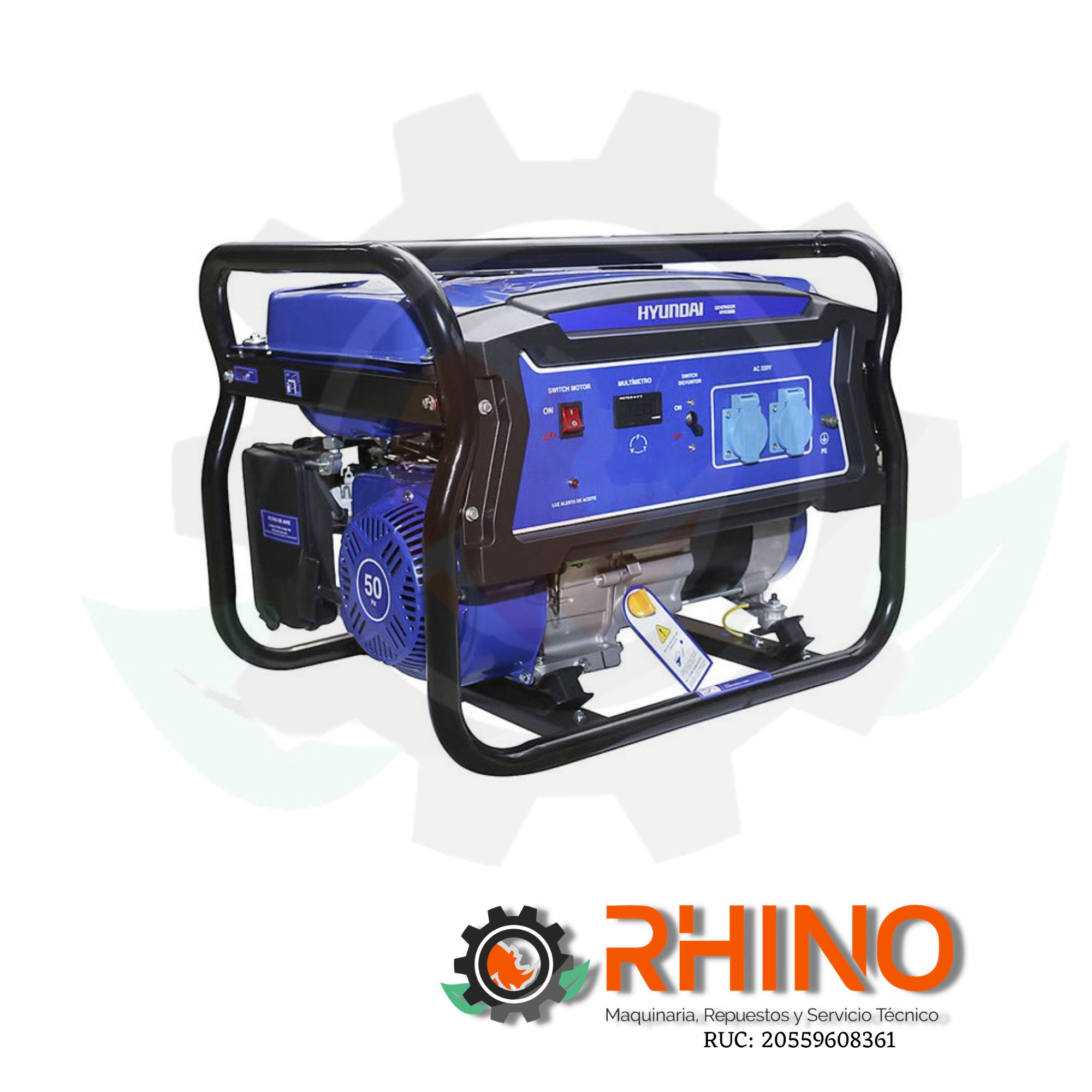 GENERADOR GASOLINERO 2.500W HYUNDAI T2.HYG3050